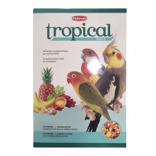 Корм для птахів Padovan Tropical pâtée для середніх папуг (нерозлучників, корелл, розел) 700 г (8001254000909)