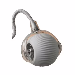 Игрушка для кошек Me&Pet Интерактивный мяч с веревкой серый (NMP-47A)