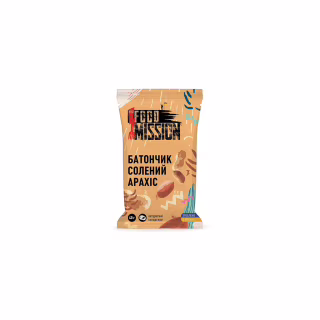 Батончик Food Mission Соленый арахис 40 г (fm.30641)