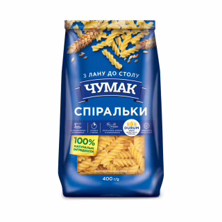 Макароны Чумак Спиральки 400 г (4820156766416)