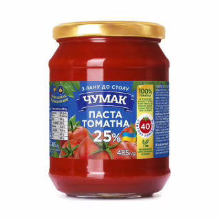 Соус Чумак Томатная паста 25% 485 г с/б (4823096008189)