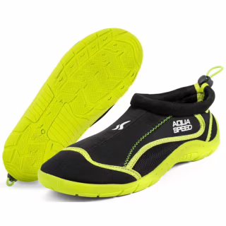 Аквашузы Aqua Speed Aqua Shoe Model 704-18 чорний, жовтий 36 (5908217691606)