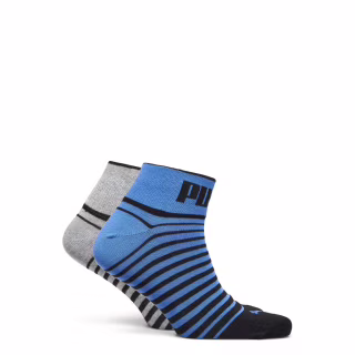 Носки Puma Unisex Quarter 2P 101002001-020 синій, сірий, чорний 39-42 (8718824798462)