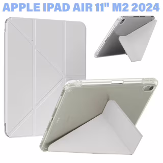 Чехол для планшета BeCover Ultra Slim Origami Transparent Apple iPad Air 11" M2/M3 (2024/2025) Gray (711390)