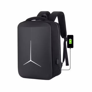 Рюкзак для ноутбука Voltronic 15.6", TT-2020-2G, Nylon, Polyester, Oxford, Gray, USB (45011)