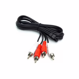 Кабель мультимедійний 2xRCA M to 2xRCA M 1.0m PowerPlant (CA912032)