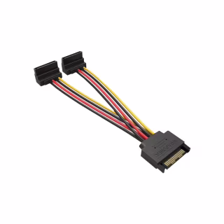 Кабель питания Serial ATA Male to 2xSATA Female Vention (KDBBB)