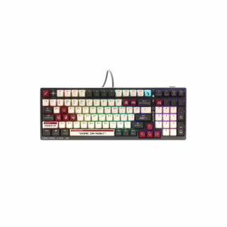 Клавіатура A4Tech Bloody WS98 Wireless/Bluetooth/USB UA Pixels Red (4711421001090)