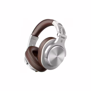 Навушники OneOdio Fusion A70 Bluetooth+3,5мм/6,35мм Silver/Brown (A70 Silver Brown)