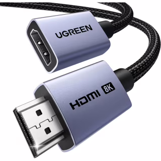 Кабель мультимедийный HDMI M to HDMI M 1.0m 8K60Hz 48Gbps black Ugreen (95890)