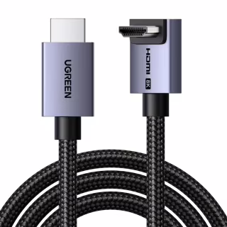 Кабель мультимедийный HDMI M to HDMI M 2.0m 8K60Hz 48Gbps braided black Ugreen (85169)
