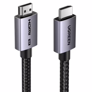 Кабель мультимедійний HDMI M to HDMI M 2.0m V2.2 16K60Hz 96Gbps braided black Ugreen (65900)
