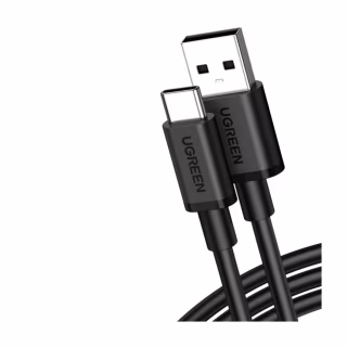 Дата кабель USB 2.0 AM to USB-C 1.0m 3A black Ugreen (85201)