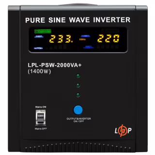Источник бесперебойного питания LogicPower LPL-PSW-2000VA+ ( 1400W ) 24V (37721)