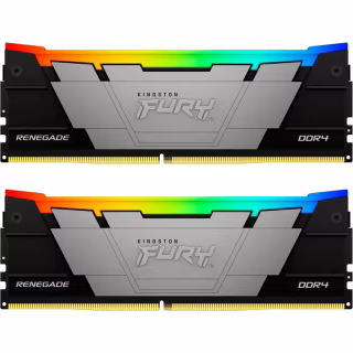 Модуль пам'яті для комп'ютера DDR4 32GB (2x16GB) 3200 MHz RenegadeRGB Kingston Fury (ex.HyperX) (KF432C16RB12AK2/32)