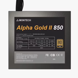 Блок живлення MONTECH 850W (ALPHA GOLD II 850W)