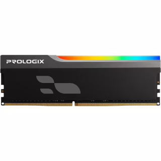 Модуль пам'яті для комп'ютера DDR4 16GB 3200 MHz Onyx Black RGB Prologix (PRO16GB3200YBR4)