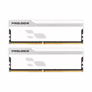 Модуль пам'яті для комп'ютера DDR4 16GB (2x8GB) 3200 MHz Onyx White Prologix (PRO16GB3200YW4K)