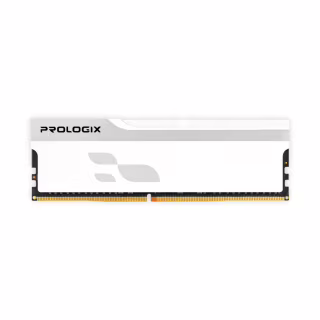 Модуль пам'яті для комп'ютера DDR5 16GB 6000 MHz Onyx White Prologix (PRO16GB6000YW5)