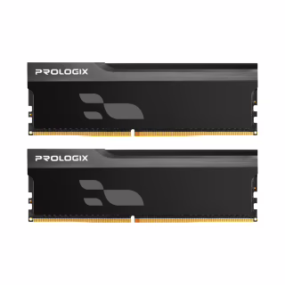 Модуль пам'яті для комп'ютера DDR5 32GB (2x16GB) 6000 MHz Onyx Black Prologix (PRO32GB6000YB5K)