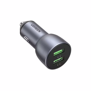 Зарядное устройство Ugreen 2xUSB QC3.0 36W Car Charger CD213 Dark Blue (10144)