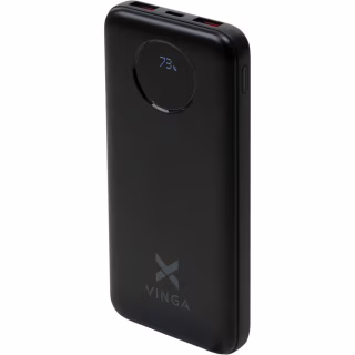 Батарея універсальна Vinga 10000 mAh 22.5W Display Black (VPBB1022)