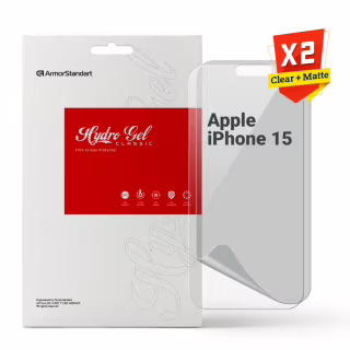 Пленка защитная Armorstandart Kit Clear + Matte Apple iPhone 15 (ARM80694)