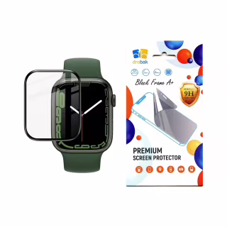 Стекло защитное Drobak Apple Watch Series 10 42mm Black Frame A+ (323233)