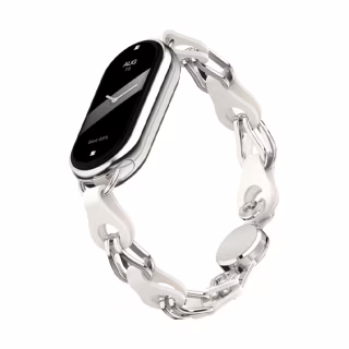 Ремешок для фитнес браслета Armorstandart Chain Wristband для Xiaomi Smart Band 10/9/8 Silver (ARM86889)