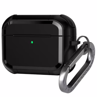 Чохол для навушників Armorstandart Panzer для Apple Airpods Pro 3 Black (ARM88286)