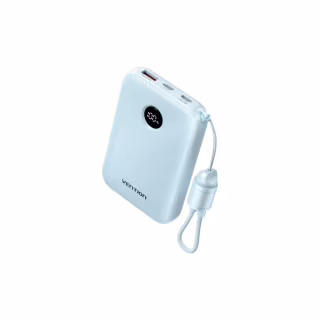 Батарея универсальная Vention 10000mAh 22,5W Fast Charging, USB-A, 2xUSB-C Blue (FKAL0-C)
