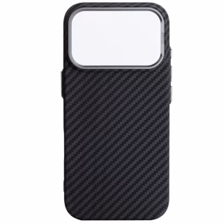 Чохол до мобільного телефона Armorstandart LikeCarbon2 MagCase Apple iPhone 17 Pro Carbon Black (ARM86258)