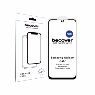 Скло захисне BeCover 10D Samsung Galaxy A27 SM-A276 Black (714915)