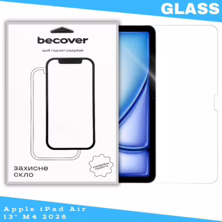 Стекло защитное BeCover Apple iPad Air 13" M4 2026 (715172)