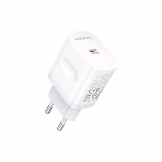 Зарядний пристрій BOROFONE BA99A USB-C PD20W white (6941991121357)