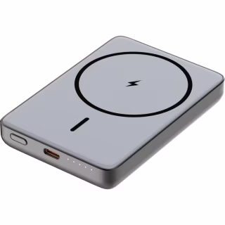 Батарея універсальна Atria 10000mAh, PD/20W, 15W Wireless MagSafe, Black (WPD-W72B)