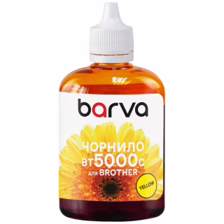 Чернила Barva Brother BT5000 100 мл Y (BBT5000Y-746)