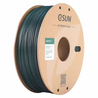 Пластик для 3D-принтера eSUN EABS-CF 1,75mm 1kg DARK GREEN (EABS-CF-P175AG1)