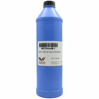 Тонер HP LJ Pro M402/M501/506/4250/Canon 052/052H universal, 1kg, +лійка Welldo (WDTHUniM-1)