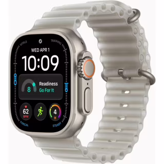 Смарт-часы Apple Watch Ultra 4 GPS + Cellular 49mm Natural Titanium Case with Translucent Grey Ocean Band (MJAD4QI/A)