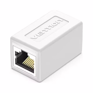 Сращиватель FTP 1+1 RJ45 cat 6 FTP white Vention (IPVW0)