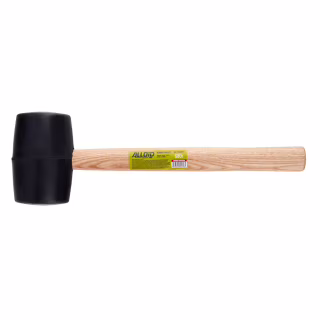 Киянка Alloid гумова, 680г, чорна, ручка з деревини (RM-16680W)