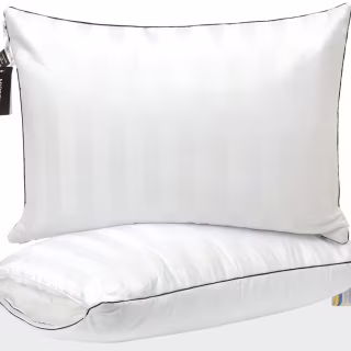 Подушка MirSon 1278 Royal Pearl Hand Made с эвкалиптом Мягкая 50х70 см (2200001519855)