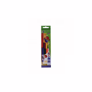 Олівці кольорові ZiBi Kids line Double 6 шт. 12 кольорів (ZB.2462)