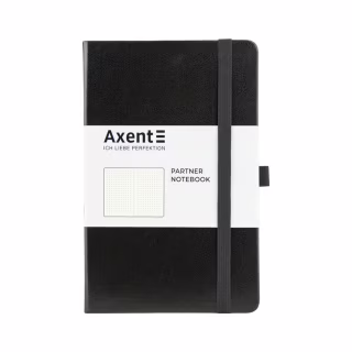 Книга записная Axent Partner, 125x195 мм, 96 листов, точка, черная (8306-01-A)
