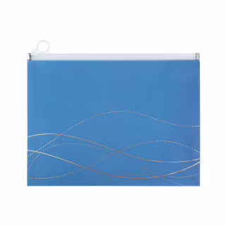 Папка на блискавці Axent zip-lock А4 Waves-2 (1497-41-A)