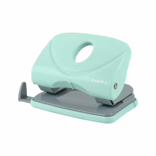 Діркопробивач Axent Welle-2 з пластиковий верх, 20 арк,Pastelini, м'ятний (3820-18-A)