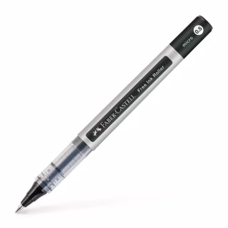 Ролер Faber-Castell Free Ink rollerball, колір чорнила чорний, 0,5 мм, одноразова (29194)