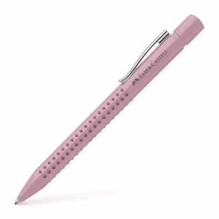 Ручка шариковая Faber-Castell автоматическая Grip 2010, пудровый розовый, стержень синий М (0.7 мм) (32028)