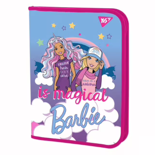 Папка для тетрадей Yes В5 на молнии Barbie (491550)